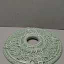 Ekena Millwork CM18ROAGC Rose Ceiling Medallion, Athenian Green Crackle