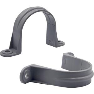 ISPINNER 6pcs 4 Inch PVC Pipe Straps, 2 Holes Plastic Conduit Strap for PVC Pipes, Conduit and Cables, UL Listed