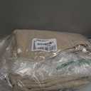 Fitable 2 Pack Faux Linen Rectangle Tablecloths: Waterproof Stain Resistant Wrinkle Free Textured Table Cloth, Washable Burlap Fabric Table Cover for Kitchen Dining Party, 52x70 Inch, Nature