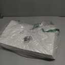 Tcoivs 30-Pack Bakery Boxes with Window 16" x 6.5" x 3", Cookie Boxes, Auto-Popup Long Treat Boxes for Cookies, Strawberries (White)