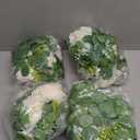 Dolicer 4Pcs 26Ft Artificial Eucalyptus Garlands with Flowers - 8 Roses, Faux Floral Greenery Garlands Fake Flowers Vines for Wedding Table Centerpieces Arch Party Ceremony Backdrop Decor (White)