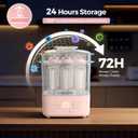 Bottle Sterilizer and Dryer, All-in-One Electric Steam Sterilizer Bottle Sanitizer for Baby Bottles, Pump Parts Accessories Newborn Essential Bottle Warmer for Breastmilk & Thaw (Pink)