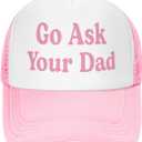 Funny Trucker Hats for Women: Inappropriate Adult Humor Gag,for Bachelorette & Girls Trips | Trendy Pink Summer Caps, Size: One Size