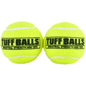 PetSport Mini Tuff Ball - Tennis Balls for Small Dogs, Great for Boredom and Aggressive Chewers, Interactive, Certified Non-Toxic, Wont Wear Down Teeth - 1.5" (Pack of 2)