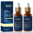 Olavita Liquid Solution Anti Aging Serum, Vitamin C & E Serum, Boosts Skin Collagen Production, Diminishes Fine Lines & Wrinkles For A Youthful Glow (2pcs)