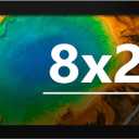 8x24 Picture Frame for Wall Display, 8x24 Black Picture Frame with Shatter Resistant Plexiglass, Stable and Sturdy 8 x 24 Poster Frame for Wall Display, Handpicked Gift Collection, 1 Pack