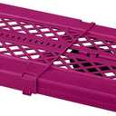 LockerMate Adjust-A-Shelf Locker Shelf for School Organization, Adjustable 12-15", Holds Up to 10 lbs, Pink