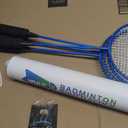 HIRALIY Badminton Set, 4 Rackets, 12 Birdies, 1 Carrying Bag, 4 Grip Tapes