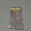 9 Pieces Facial Fan Mask Brushes, Soft Facial Applicator Brushes Tools for Peel Glycolic Makeup for Mud Cream(Champagne)