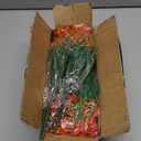 TURNMEON 20 Bundles Calla Lily (400 Heads) Artificial Flowers for Outdoors UV Resistant, Fake Faux Plastic Fake Flowers Plants for Indoor Yards Planter Home Porch Spring Fall Summer Decor(Orange Red)