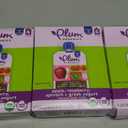 Set of 4, Plum Organics Stage 2 Organic Baby Food - Apple, Raspberry, Spinach, and Greek Yogurt - 3.5 oz Pouch (Pack of 4) - Organic Fruit and Vegetable Baby Food Pouch, Best Before: 03/OCT/2025