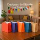 Restaurantware Bag Tek 3.9 x 2.3 x 3.8 Inch Paper Bags For Snacks 100 Small Paper Bags For Foods - Disposable Sustainable Kraft Paper Snack Bags Microwavable Freezable