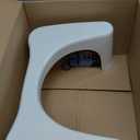 Squatty Potty Simple Curve Bathroom Toilet Stool 7" White