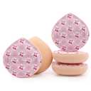 5Pcs Cherry Pink Makeup Sponge For Foundation Concealer And Powder, latex free Blender Sponge For Natural And Easy Makeup Soft Long-lasting And Beginner-friendly, Medium