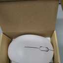 seenda Wireless Mouse, 2.4G Noiseless Computer Mice with USB Receiver Portable Computer Mouse for PC, Tablet, Laptop - Pure White