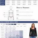 Cicy Bell Womens Business Work Casual Blazers Button Down Scoop Neck Split Hem Fitted Suit Jackets (Blue, XXL)