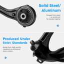 12PCS Front Upper Lower Control Arm (ONLY 2.4L) for Honda Accord 2003-2007, Acura TSX 2004-2008 w/Ball Joint Suspension Kit K640289 K640290 K80228 EV80210 ES80288 K90456 K90457 K620616 K620617