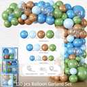 268pcs Fishing Birthday Party Decorations Complete Party Set, for 25 Guests, Fishing Birthday Decorations, includes Fish Themed Balloons, Plates, Banner, Backdrop, Tablecloths, etc