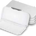 Mr. Pen Airtight Watercolor Palettes - 4 Pack, 18 Wells and 2 Mixing Areas, Folding Paint Tray with Lid (White)