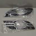 2PCront Fog Light Grille Cover T 2118850922 Replacement for E320 E350 E550 20072009