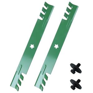 POSEAGLE 2 Pack 532134149 Gator Mulching Blades with 532193003 Bolts for YTH18542 YTH22V42 LT1000 YTA18542 YTH1842 Replaces Craftsman 42 Inch Mower Blades 532138971, 532138498, 532127843 High Lift