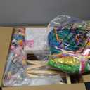 Ireer 12 Set Kids Paint Party Set Sip and Paint Kit Include 12 Printed Pre Drawn Canvas, Easels, Palettes, Apron 36 Brushes for DIY Art Back to School Party Birthday (Mermaid)