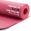KEEP Extra Thick NBR Yoga Mat for Women & Men, 10mm Thick, 72x24 Large Exercise Mat with Non-Slip Workout Mat for Yoga, Pilates, Stretching, Meditation Wide & Cushioned Fitness Mat