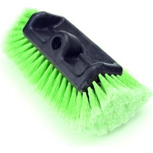 Forgrace 12" Car Wash Brush with Medium Soft Bristle for Auto RV Truck Boat Camper Exterior House Washing Cleaning, Green Plus