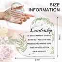 Leadership Gifts Desk Decor for Men Women, 4 Inch Difference Maker Plaque Office Decorations for Leader Boss Mentor