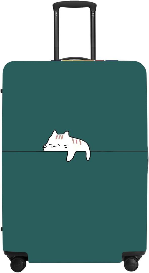 Airplane Silhouette Luggage Protector, Scratch Resistant Suitcase Cover for Frequent Flyers, Travel Essentials for Business Trips (XL(32"-34" Suitcase), 60)