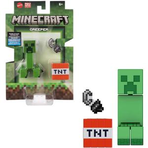Mattel Minecraft Action Figure & Accessories 2-Pack with Creeper in 3.25-inch Scale, Collectible Toy Set