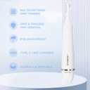 HEBECA Nose Hair Trimmer for Women and Men, 3-in-1 Electric Facial Hair Removal Rechargeable Portble Waterproof Face Shaver Razor for Nose Ear Eyebrow Peach-Fuzz Lips Chin FT3001
