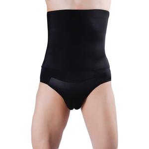 BaronHong Crossdresser Transgender Hiding Gaff Panty with Waist Tummy Compression Girdle Shapewears Brief (X-Large, Black)