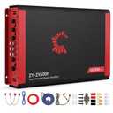 2026 High Power 4 Channel Car Amplifier - 6800W Max, 4x170W RMS @2Ω, 2 Bridged Channels (340W) -Your Commute De-Stresser & Old Car Revival Kit (Large)