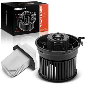 A-Premium HVAC Heater Blower Motor and Resistor Assembly Compatible with Nissan Rogue 2008-2013, Rogue Select 2014-2015, Sentra 2007-2012