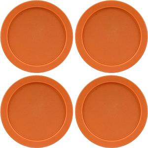 Replacement Lids for Pyrex 6 & 7-Cup Glass Food Storage Container Bowls, 7.5-Inch Plastic Round Lids Covers fits Pyrex 7402-PC, Airtight & Leakproof (6-Pack)