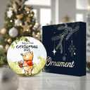 Baby First Christmas Ornaments 2023 | Disney Winnie The Pooh Christmas Tree Ornaments, Unique Christmas Decorations for New Baby and New Parents, for Newborn Baby 2023 (Winnie & Bee)