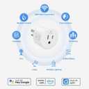3 x EIGHTREE Smart Plug 5GHz& 2.4GHz, 15A WiFi Smart Outlet Compatible with Alexa & Google Home, Smart Home WiFi Plug with Remote Control, Timer Outlet with Schedule, 4 Packs