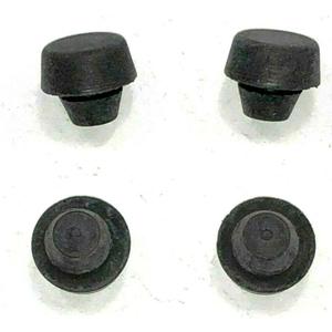 License Plate Rubber Bumpers Glass Stop Bumpers Fit 5/16 Hole (Qty- 4) #1755