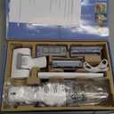 Dog Vacuum for Shedding Grooming, Cordless Dog Grooming Kit with Strong Suction for Dogs and Cats, Low Noise Pet Vacuum for Shedding, Handheld 5 in 1 Pet Hair Removal Tool (White)