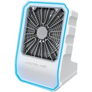 Arctic Air Outdoor Evaporative Cooler, Portable & Ultra-Quiet Air Cooler with 4 Fan Speeds, USB Rechargeable, 6-Hour Battery Life, Great for the Beach, Pool, Deck, Garden & More,White, No Size