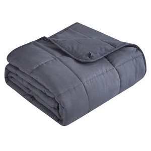 Topcee Weighted Blanket for Adults (15 lbs, 48" x 72") Twin Size Soft Cooling Heavy Blanket Sleeping, Apply to 130-160 lbs Body, Thick Breathable Blanket with Glass Bead, Easy Care