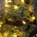 Balsam Hill 7.5ft Pre-Lit Classic Blue Spruce - Artificial Christmas Tree with 2,960+ Tips, 1,000 Clear LED Lights, Easy Plug Technology & Premium Stand for Indoor Holiday Decorating