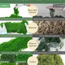 2 x 1LB Artificial Fake Green Moss for Crafts Plants Indoor