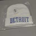 Winter Hat Cities Beanie for Men and Women Knit Cuffed Cap Perfect for Gifts (White)
