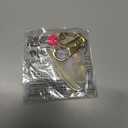 Butterfly Acrylic Bag Charm & Keychain with Pink Heart, Gold Lobster Clasp, Detachable Purse Clip for Handbags Keys, 5.7 Inch