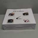 NVGSN Shoe Slots Organizer 6 Pack - Shoe Stackers, Space Savers 50%, 4 Levels Adjustable, Double Layer Holders for Closet, White