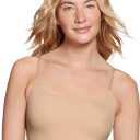 True & Co Women's Skinny Strap Ballet Bralette (Medium, Bare)