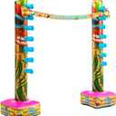 Libima Inflatable Hawaiian Limbo Party Game Tropical Theme Fun Game Hawaiian Party Accessories Inflatable Hawaii Limbo for Adult Kids Summer Outdoor Garden Beach Birthday Pool Game Party