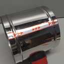 8" Motorized Duct Damper,On/Off Backdraft Damper Control, Stainless Steel Airflow Control Damper for HVAC System, 24V AC